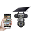 Triple Lens Solar 4G Enabled Security Camera