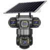 Triple Lens Solar WiFi Enabled Security Camera