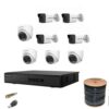 Hikvision Eight CCTV Smart Hybrid Kit with 200m Cable