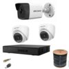 Hikvision Three CCTV Smart Hybrid Kit with 100m Cable