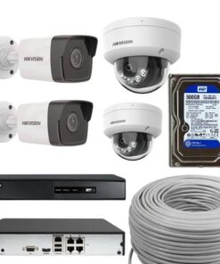 Hikvision Four Channel IP Camera Smart Hybrid Package (2MP)