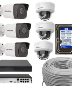 Hikvision Six Channel IP Camera Smart Hybrid Package (2MP)