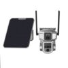 4G + Wi-Fi Solar Triple-Lens Linkage Camera
