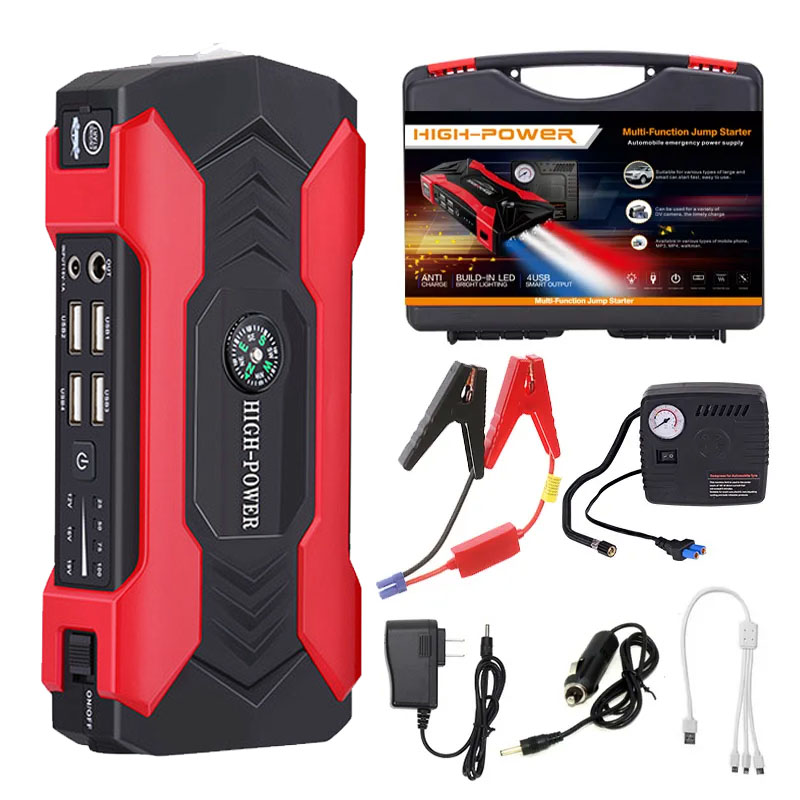Car Jump Starter with Air Compressor 99800mAh
